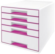 Schubladenbox WOW CUBE pink metallic
