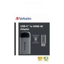 Adapter USB-C HDMI 4K schwarz/grau