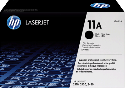 hp Toner Q6511A 11A schwarz 6.000 Blatt schwarz LaserJet 2410, 2420, 2430