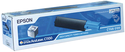 EPSON Lasertoner/S050189 cyan 4.000 Blatt AcuLaser C1100N, CX11N, CX11NF, CX11NFC, CX11NFCT, CX11NFT