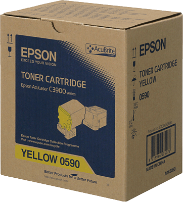 EPSON Lasertoner/S050590 yellow 6.000 Blatt AcuLaser C3900N, C3900DN, C3900DTN, C3900TN, CX37DN, CX37DTN, CX37DNF, CX37DTNF