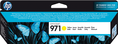 hp Tintenpatrone CN624AE 971 2500 gelb 2.500 Blatt gelb OfficeJet Pro X451dw 476DW