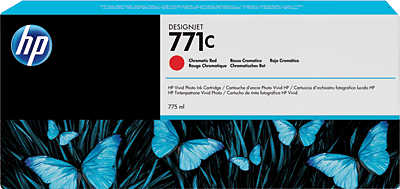 hp Tintenpatrone/B6Y08A chromatisches rot Inhalt 775ml 771C DesignJet Z6200