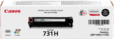 Canon Toner 731HBK 6273B002AA schwarz 2.400 Blatt schwarz i-SENSYS LBP7100Cn, LBP7110Cw, MF8230Cn , MF8280Cw