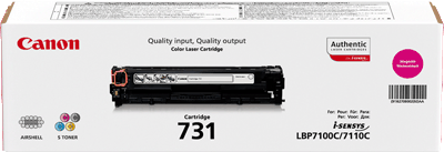 Canon Toner 731M 6270B002AA magenta 1.500 Blatt magenta i-SENSYS LBP7100Cn, LBP7110Cw, MF8230Cn , MF8280Cw