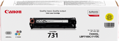 Canon Toner 731Y 6269B002AA gelb 1.500 Blatt gelb i-SENSYS LBP7100Cn, LBP7110Cw, MF8230Cn , MF8280Cw