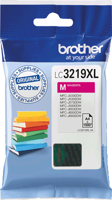 brother Tintenpatrone LC3219XLM magenta 1.500 Blatt magenta MFC-J6530DW, -J6930DW, -J6935DW