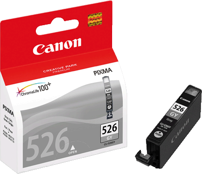 Canon Tintenpatrone CLI526GY 4544B001 gr 430 Blatt grau PIXMA MG6150, MG6250, MG8150, MG8250