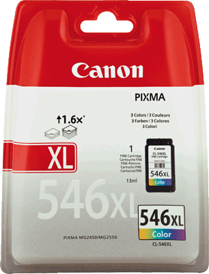 Canon Tintenpat. CL546XL 8288B001 3farb 300 Blatt 3-farbig (cyan, magenta, gelb) PIXMA MG2450, MG2550