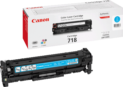 Canon Toner 718C 2661B002 cyan 2.900 Blatt cyan i-SENSYS LBP7200Cdn, LBP7210Cdn, LBP7660Cdn, LBP7680Cx, MF8330Cdn, MF8340Cdn, MF8350Cdn, MF8360Cdn, MF8380Cdw, MF8540Cdn, MF8550Cdn, MF8580Cdw