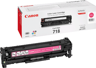 Canon Toner 718M 2660B002 magenta 2.900 Blatt magenta i-SENSYS LBP7200Cdn, LBP7210Cdn, LBP7660Cdn, LBP7680Cx, MF8330Cdn, MF8340Cdn, MF8350Cdn, MF8360Cdn, MF8380Cdw, MF8540Cdn, MF8550Cdn, MF8580Cdw