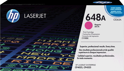 hp Toner CE263A 648A magenta 11.000 Blatt magenta Color LaserJet CP4025, CP4525