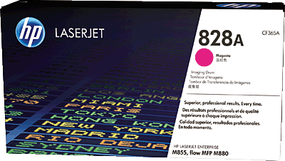 hp Lasertrommel CF365A / 828A, magenta/CF365A gelb 30.000 Blatt 828A HP LaserJet Enterprise flow MFP M880z, M880z+, M880z+ NFC Wireless direct, M855dn, M855x+, M855x+ NFC Wireless direct, M855xh