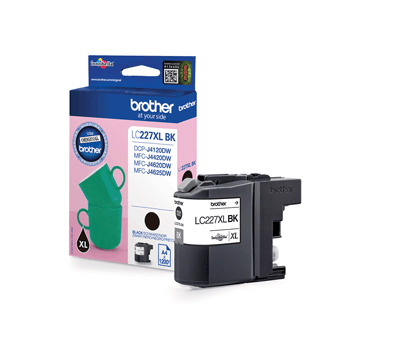 Brother Tintenpatrone LC227XLBK schwarz 1.200 Blatt schwarz MFC-J4420DW, -J4620DW