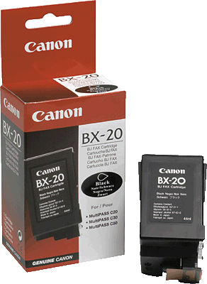 Canon Druckkopf/BX20 schwarz Inhalt 44ml 1.100 Blatt 0896A002 Fax B160, B160c, B210c, B215c, B230c, MultiPASS C20, C30, C50, C70, C75, C80, EB10