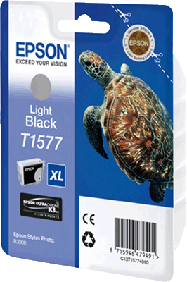 Epson Tintenpatro T15774010 T1577 sw schwarz hell Stylus Photo R3000