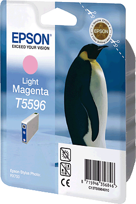 EPSON Tintenpatrone/T55964010 magenta hell Inhalt 13ml T5596 Stylus Photo RX700