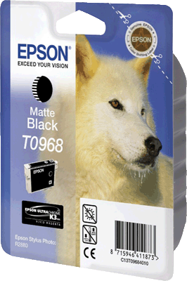 Epson Tintenpatro T09684010 T0968 sw schwarz matt Stylus Photo R 2880