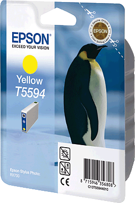 EPSON Tintenpatrone/T55944010 yellow Inhalt 13ml T5594 Stylus Photo RX700