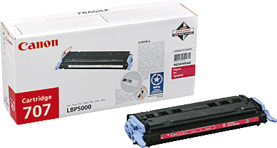 Canon Lasertoner/707M magenta 2.000 Blatt 9422A004 i-SENSYS LBP5000, LBP5100