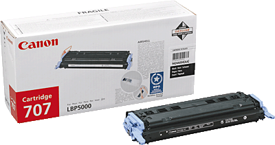 Canon Lasertoner/707BK schwarz 2.500 Blatt 9424A004 i-SENSYS LBP5000, LBP5100