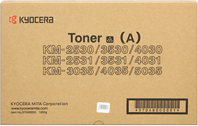 KYOCERA Lasertoner/370AB000 schwarz 34.000 Blatt TK100 KM-2530, KM-3530