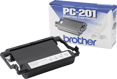 Brother Thermotransferband PC201 420 Blatt schwarz brother® Fax 1010, 1010 plus, 1010e, 1020, 1030, 1030plus, 1030e, MFC-1025