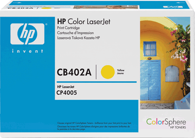 hp Toner CB402A 642A gelb 7.500 Blatt gelb Color LaserJet CP4005