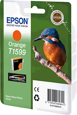 EPSON Tintenpatrone/T15994010 orange Inhalt 17ml T1599 Stylus Photo R2000