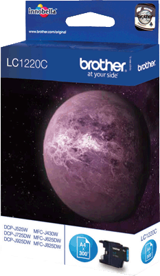 Brother Tintenpatrone LC1220C cyan 300 Blatt cyan DCP-J525W, J725DW, J925DW, MFC-J430W, J625DW, J825DW