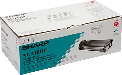 SHARP Lasertoner/AL110DC schwarz 4.000 Blatt AL-1043, 1045, 1217, 1217D, 1252, 1255, 1452, 1456, 1457, 1457D, 1551, 1555, 1566, 2020, 2040, 2050, 2060