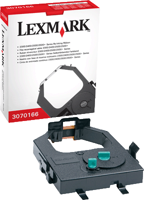 Lexmark Farbband 3070166 schwarz 4 Mio Zeichen Blatt schwarz