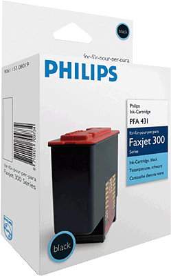 PHILIPS Tintenpatrone/PFA431 schwarz 500 Blatt Faxjet 320, IPF320, 325, IPF325, 330, 335, IPF335, 355, IPF355, 365, IPF365375 SMS, IPF375 SMS
