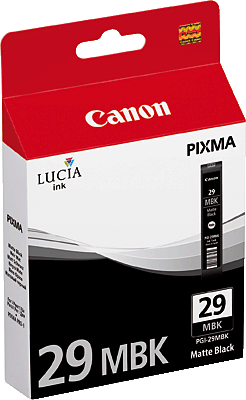 Canon TintenpatronePGI29MBK schwarz matt Inhalt 36ml 4868B001 PIXMA PRO-1