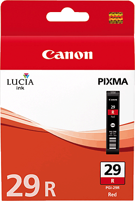 Canon Tintenpatrone/PGI29R rot Inhalt 36ml 2.370 Blatt 4878B001 PIXMA PRO-1