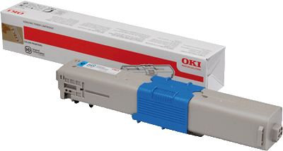 Oki Lasertoner 44973535 cyan 1.500 Blatt cyan C301, C321, MC332, MC342