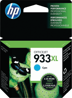 hp Tintenpatrone CN054AE 933XL cyan 825 Blatt cyan Officejet 6100 ePrinter, 6600 e-All-in-One, 6700 Premium e-All-in-One