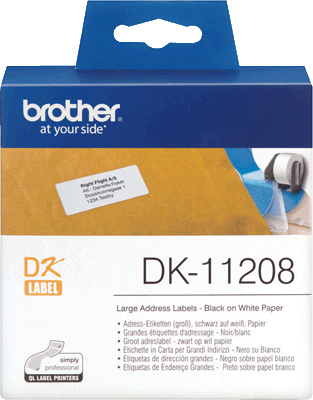 brother Etiketten groß DK11208 VE400