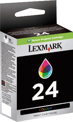 Lexmark Tintenpatro 18C1524E 24 3farb 190 Blatt 3-farbig (cyan, magenta, gelb) X3530, X3550, X4530, X4550, Z1410, Z1420