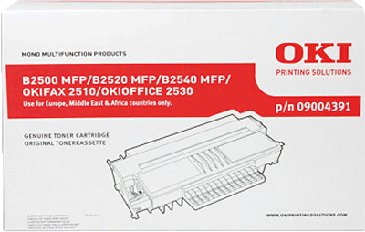 OKI Lasertoner/09004391 schwarz 4.000 Blatt B2500 MFP, B2520 MFP, B2540 MFP, OKIFAX 2510, OKIOFFICE 2530