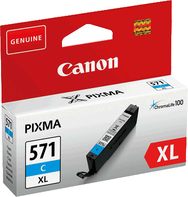Canon Tintenp. CLI571XL C 0332C001 cyan cyan PIXMA MG5750, MG6850, MG7750