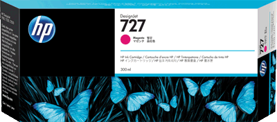 hp Tintenpatrone F9J77A 727 magenta magenta 300ml Designjet T1530/2530