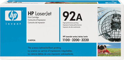 hp Toner C4092A 92A schwarz 2.500 Blatt schwarz LaserJet 3200