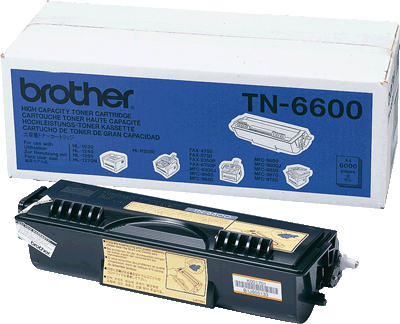 Brother Lasertoner TN6600 schwarz 6.000 Blatt schwarz