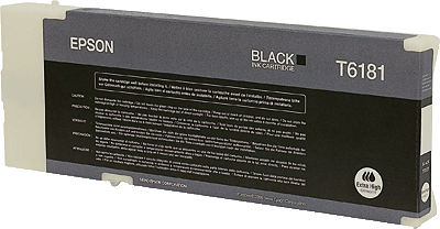 EPSON Tintenpatrone/T61810010 schwarz 8.000 Blatt T6181 B-500DN, B-510DN