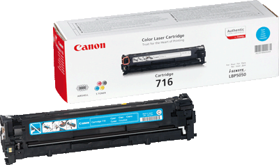 Canon Toner 716C 1979B002 cyan 1.500 Blatt cyan i-SENSYS LBP5050, LBP5050n, MF8030Cn, MFB8040Cn, MF8050Cn, MF8080Cw
