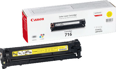 Canon Toner 716Y 1977B002 gelb 1.500 Blatt gelb i-SENSYS LBP5050, LBP5050n, MF8030Cn, MFB8040Cn, MF8050Cn, MF8080Cw