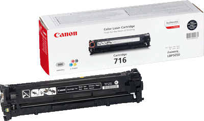 Canon Toner 716BK 1980B002 schwarz 2.300 Blatt schwarz i-SENSYS LBP5050, LBP5050n, MF8030Cn, MFB8040Cn, MF8050Cn, MF8080Cw