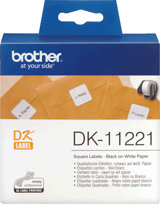 brother Etikett DK11221 VE1000 weiß