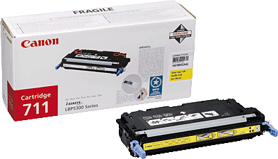 Canon Lasertoner/711Y yellow 6.000 Blatt 1657B002 i-SENSYS LBP5300, LBP5360, MF9130, MF9170, MF9220Cdn, MF9280Cdn